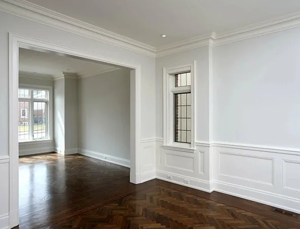 Decorative crown molding and trim installation in Thomasville, GA, with fast, reliable service and custom craftsmanship.